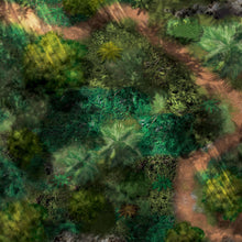 Load image into Gallery viewer, Jungle Rug 90x90cm Left, STAR WARS LEGION® compatible