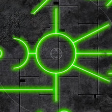 Load image into Gallery viewer, Machine Warriors with Deployment Zone Markings (60x44 inches, 153x112 cm)