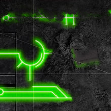 Load image into Gallery viewer, Machine Warriors with Deployment Zone Markings (60x44 inches, 153x112 cm)