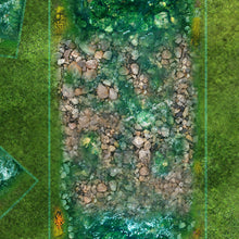 Load image into Gallery viewer, Kit Overlays Rivières Lost City (pour figurines 28mm)