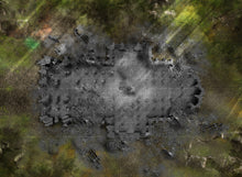 Charger l'image dans la galerie, The Dark Chapel - by Day avec zones de déploiement (60x44 pouces, 153x112 cm)