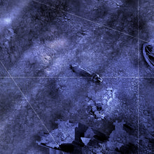 Load image into Gallery viewer, The Dark Chapel - by Night with deployment zones (60x44 inches, 153x112 cm)