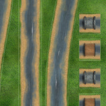 Load image into Gallery viewer, RIVERS AND BRIDGES OVERLAYS DECOR KIT: format 91x91 cm