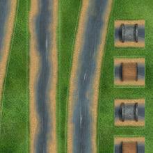 Load image into Gallery viewer, RIVERS AND BRIDGES OVERLAYS DECOR KIT: format 61x61 cm
