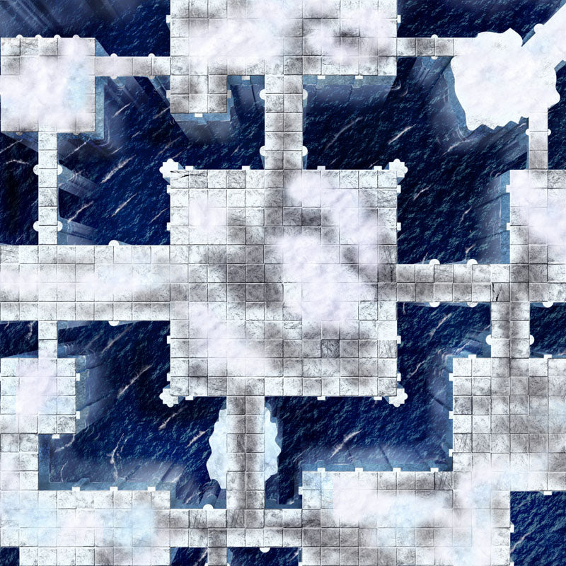 Cité des Glaces 91x91cm
