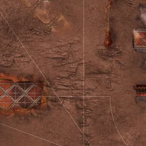 Forges de Mars avec zones de déploiement (60x44 pouces, 153x112 cm)