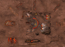 Charger l&#39;image dans la galerie, Forges de Mars avec zones de déploiement (60x44 pouces, 153x112 cm)