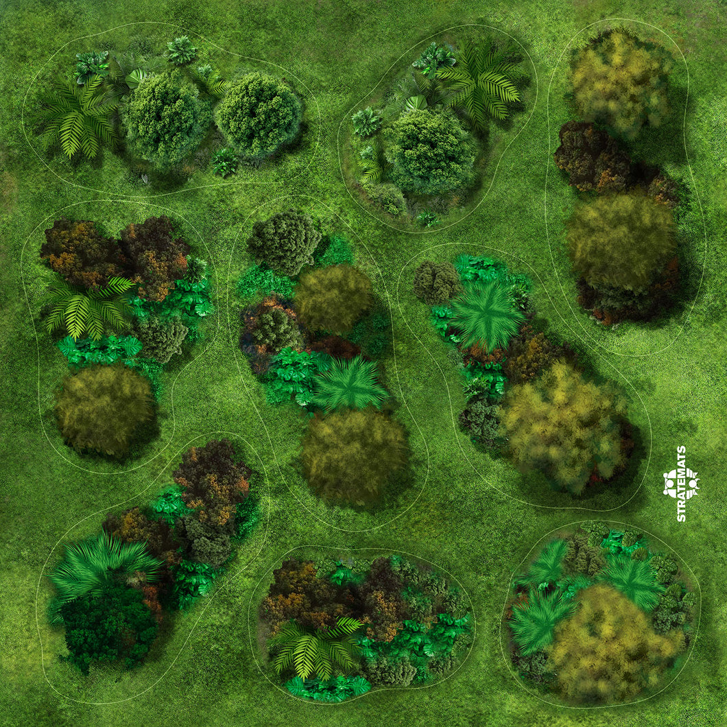 Kit Overlays Forêts Lost City (pour figurines 28mm)