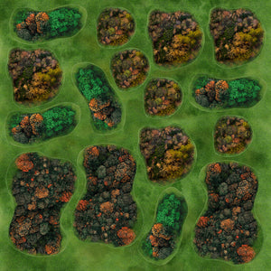 Kits de décors Overlays Forêts, 61x61cm