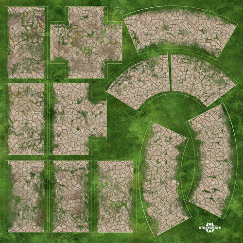 Kit Overlays Routes Lost City (pour figurines 28mm)