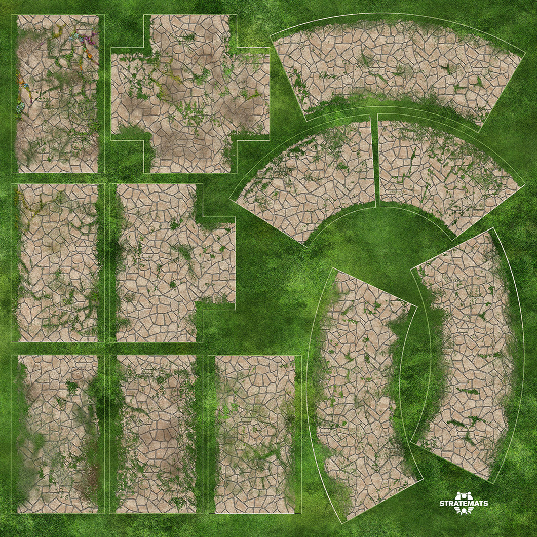 Kit Overlays Routes Lost City (pour figurines 28mm)
