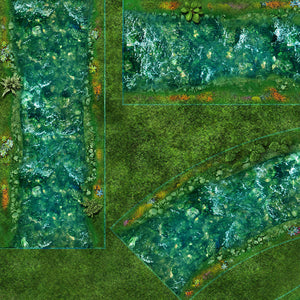 Kit Overlays Rivières Lost City (pour figurines 28mm)