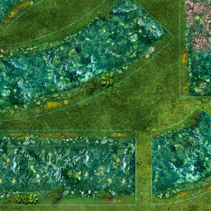 Kit Overlays Rivières Lost City (pour figurines 28mm)