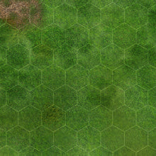 Charger l&#39;image dans la galerie, Prairie 1, 91x91cm avec grille hexagonale