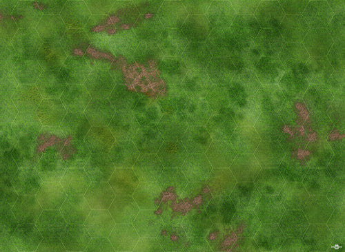 Prairie 1 60x44 pouces hex grid 12,5cm (13x9 hexs)
