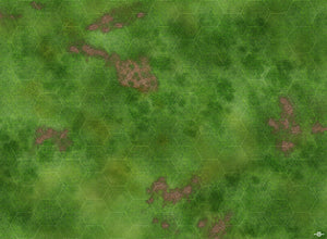 Prairie 1 60x44 pouces hex grid 12,5cm (13x9 hexs)