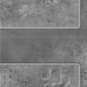 Ruines et pavés 1 avec zones de déploiement (60x44 pouces, 153x112 cm)