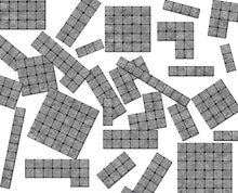 Load image into Gallery viewer, Sol dallé modèle 1 (à découper 90x73cm)