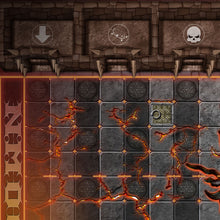 Charger l&#39;image dans la galerie, Terrain FANTASY FOOTBALL EVIL DWARVES 90x73cm cases 34mm