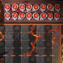 Charger l&#39;image dans la galerie, Terrain FANTASY FOOTBALL EVIL DWARVES 90x73cm cases 34mm