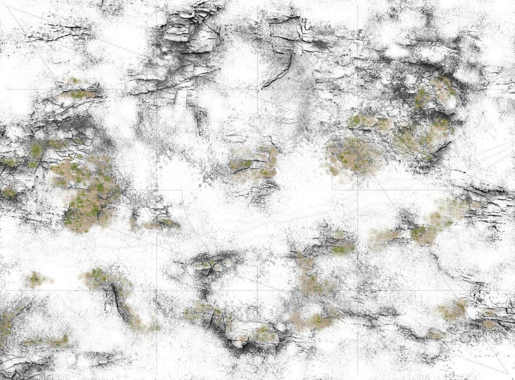Winter Land avec zones de déploiement (60x44 pouces 153x112 cm))