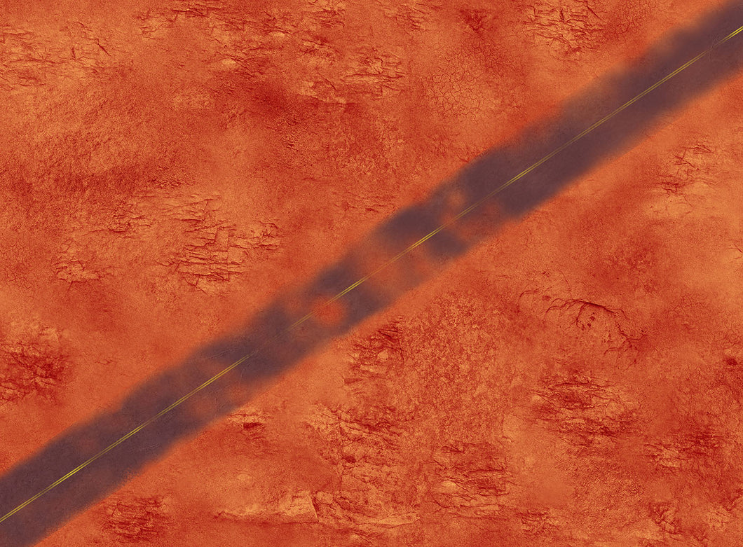Desert Road (60x44 pouces, 153x112 cm)