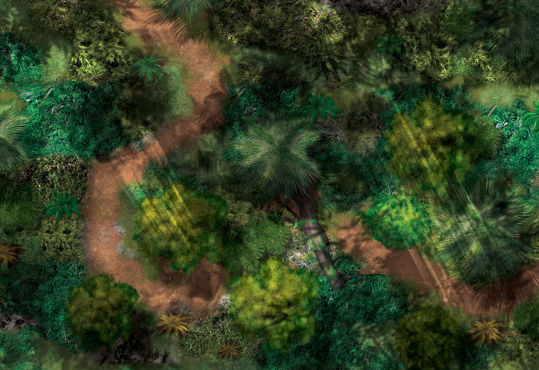 Jungle (44x30 pouces, 112x76 cm)