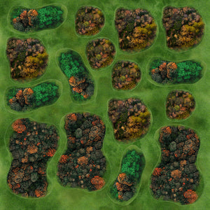 KIT DÉCORS OVERLAYS FORÊTS : format 61x61 cm (2x2 feet)