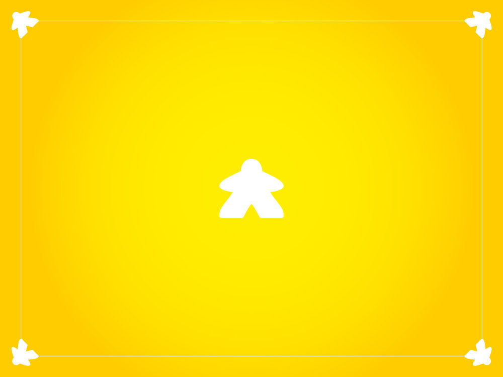 Tapis de Jeux Meeple Jaune 110x80 cm