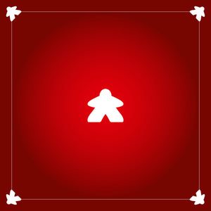 Tapis de Jeux Meeple Rouge 90x90 cm